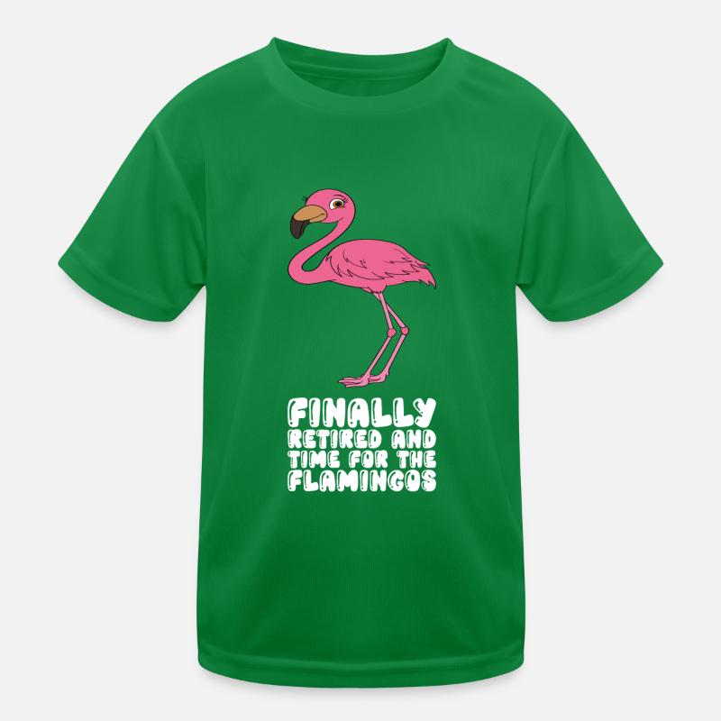 Funny flamingo graphics Kids Functional T-Shirt