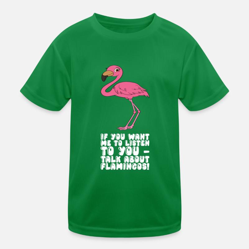 Funny flamingo graphics Kids Functional T-Shirt
