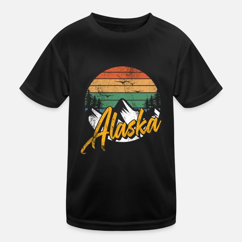 Alaska Kinder Funktions-T-Shirt