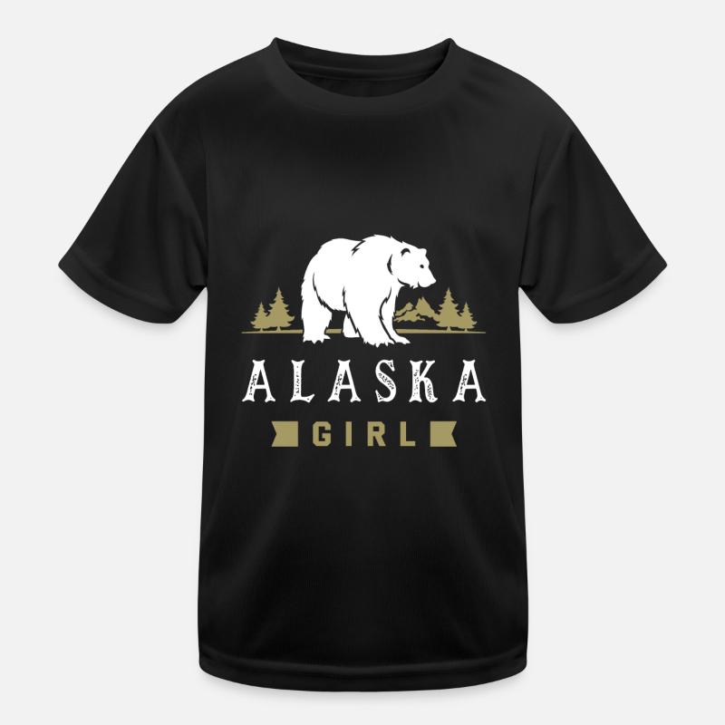Alaska Mädchen Kinder Funktions-T-Shirt