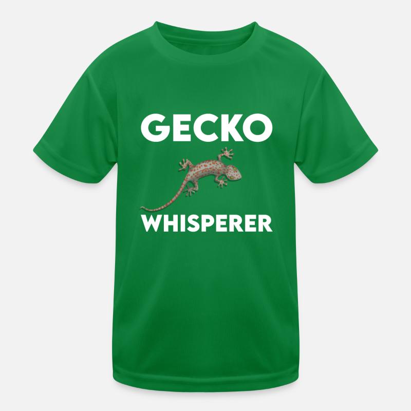 Gecko Flüsterer Kinder Funktions-T-Shirt