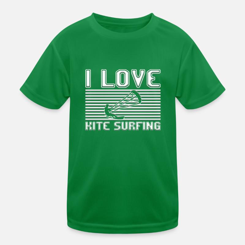I love kite surfing Kids Functional T-Shirt