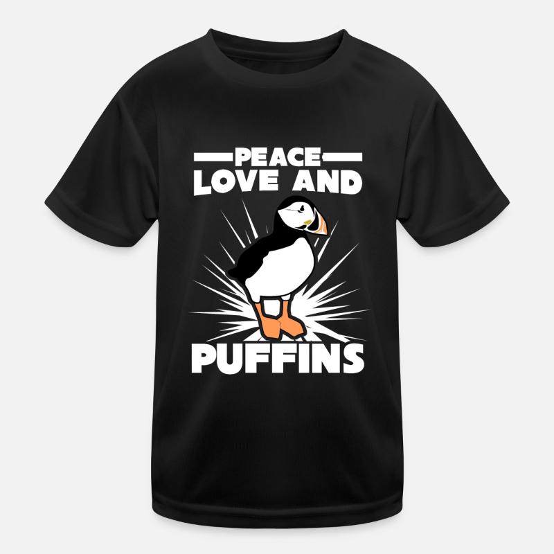 Puffin Puffin Saying Puffins Kids Functional T-Shirt