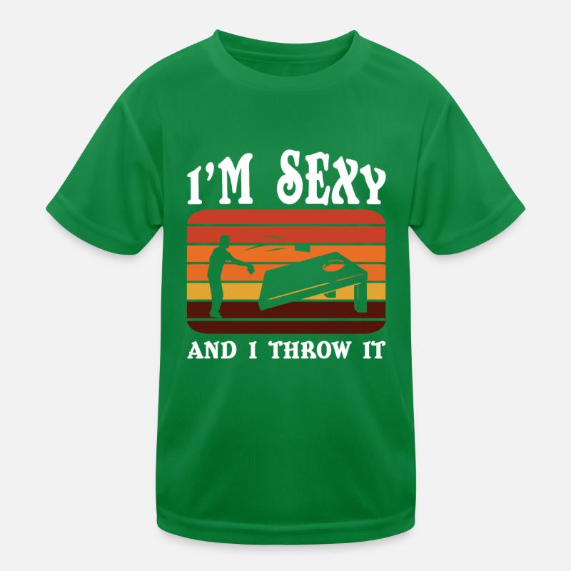 Cornhole, pouf, lancer de pouf T-shirt sport Enfant