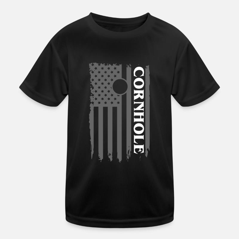 Cornhole, Sitzsack, Sitzsack Werfen Kinder Funktions-T-Shirt