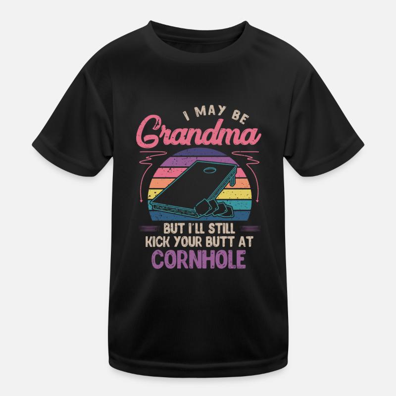 Cornhole, beanbag, beanbag throwing Kids Functional T-Shirt