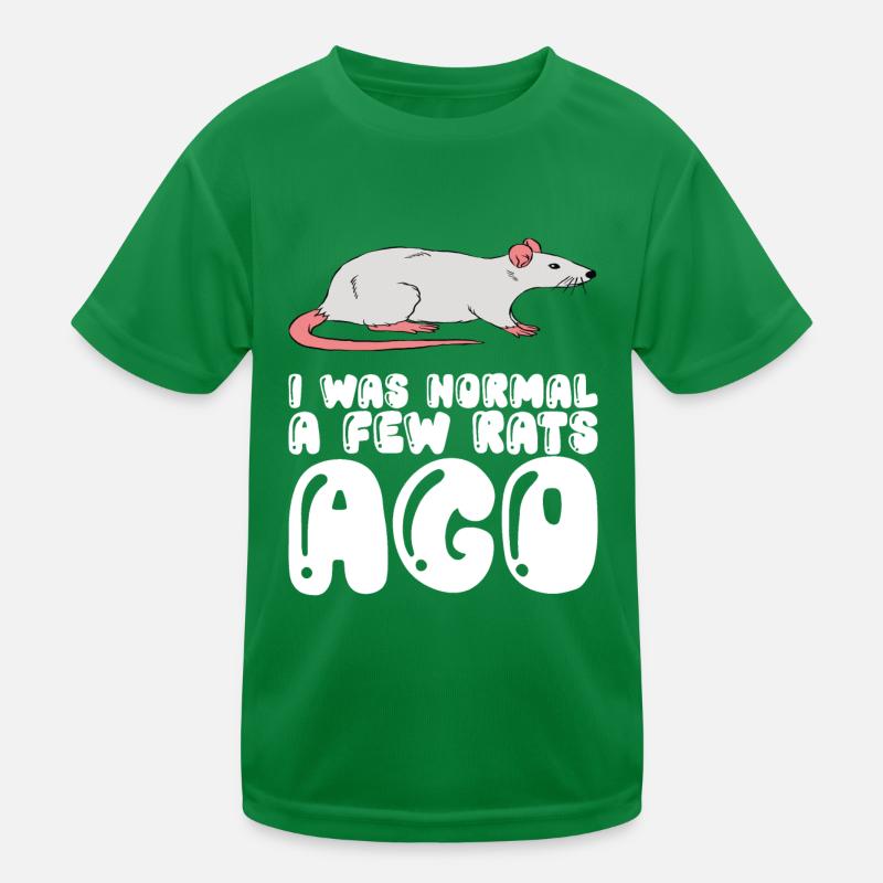 Vor Ein Paar Ratten War Ich Noch Normal Kinder Funktions-T-Shirt