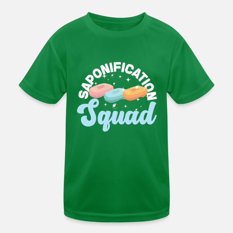 Soap Making Crafting Kids Functional T-Shirt