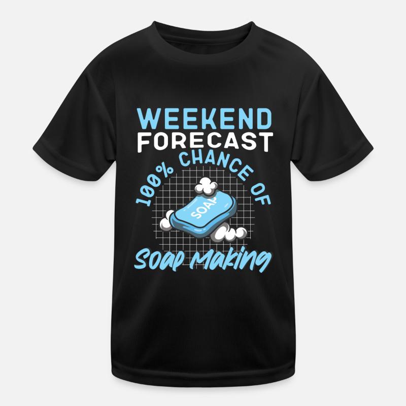 Soap Making Crafting Weekend Kids Functional T-Shirt
