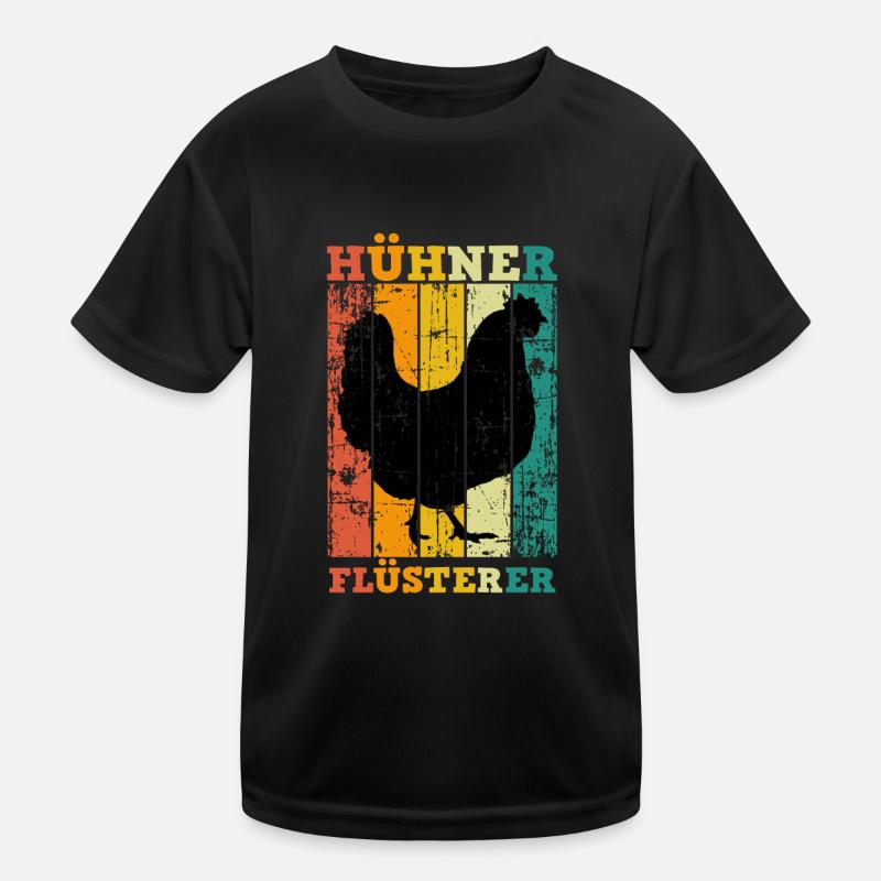 Huhn Hühner Flüsterer Kinder Funktions-T-Shirt