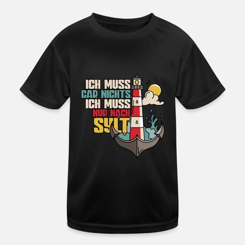 Sylt Kinder Funktions-T-Shirt
