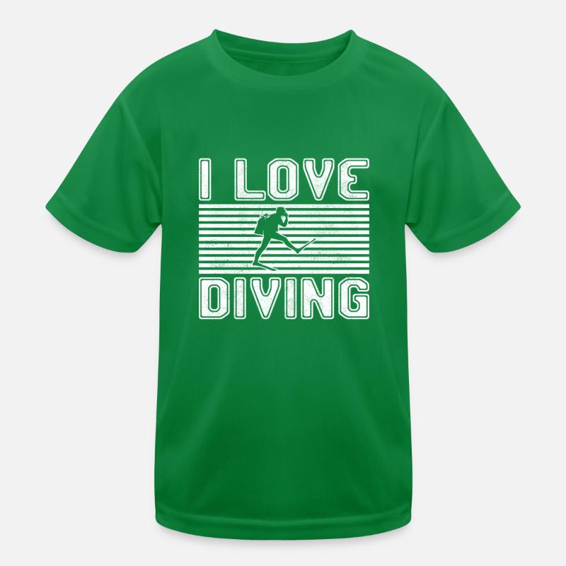 J’adore la plongée T-shirt sport Enfant