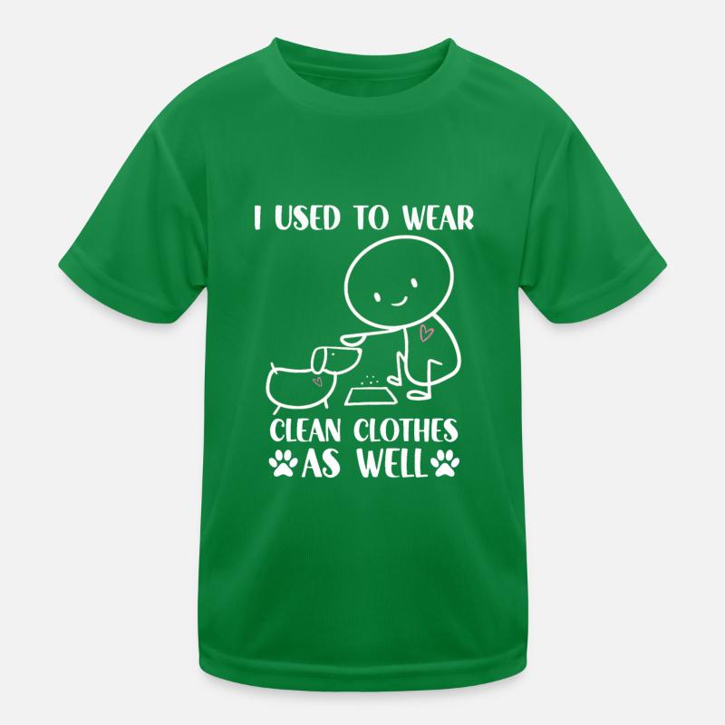 Süßes Hundehalter Geschenk Strichmännchen Hunde Kinder Funktions-T-Shirt