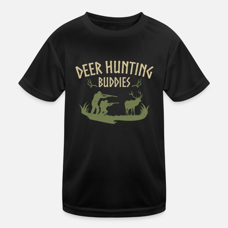 Chasse au cerf chasseur de cerfs T-shirt sport Enfant