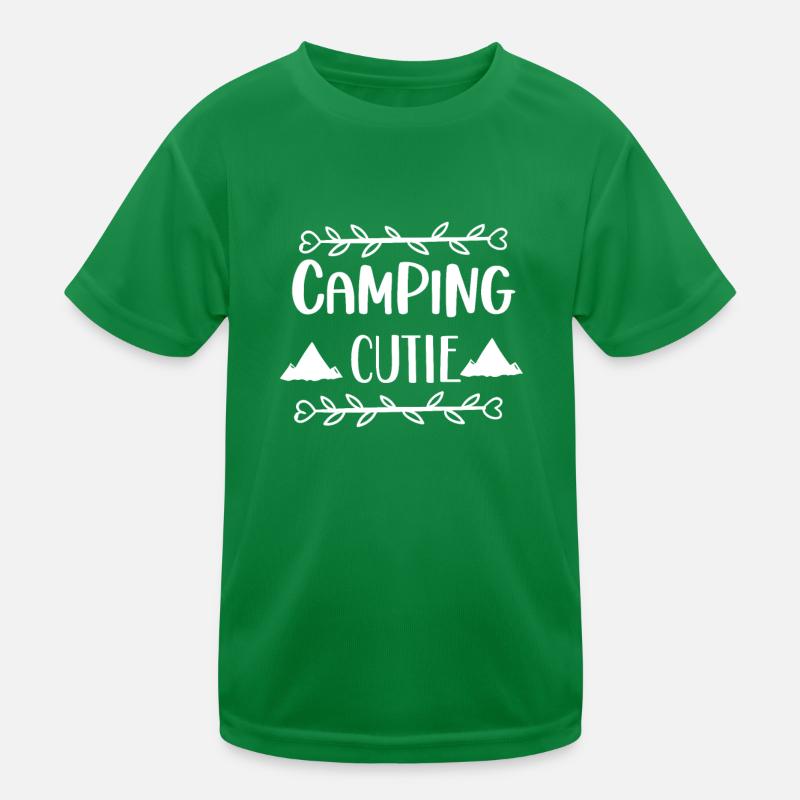 Camping Cutie Kids Functional T-Shirt