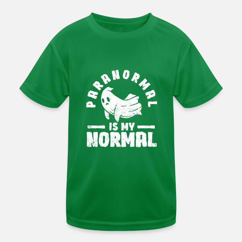 Paranormal is my Normal Funny Halloween Kids Functional T-Shirt