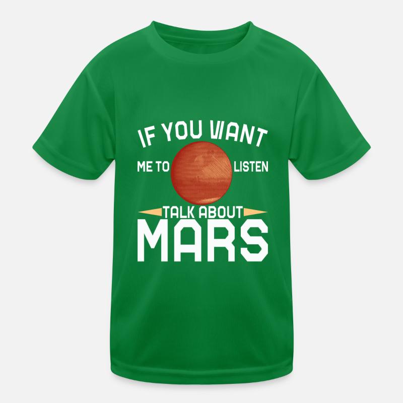 Mars Planet Kinder Funktions-T-Shirt