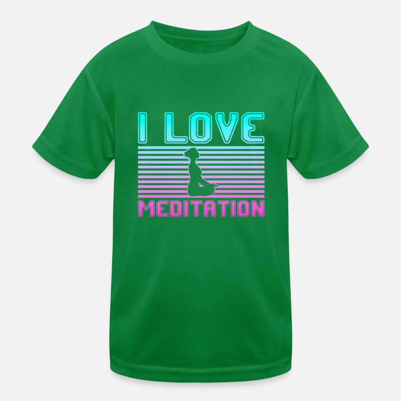 J’adore la méditation T-shirt sport Enfant