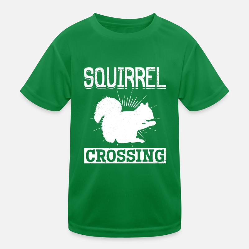 Eichhörnchen mit Eichhörnchen, lustiges Kinder Funktions-T-Shirt