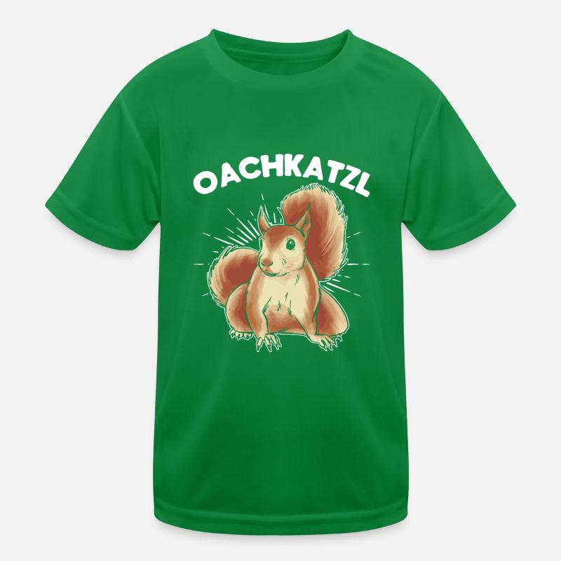 Squirrel, cute squirrel lover, Kids Functional T-Shirt