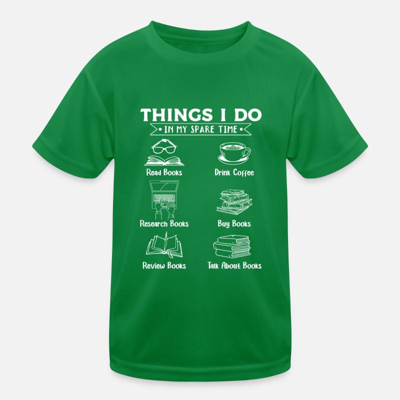 Dinge, die ich in meiner Freizeit mache Lesen Sie Kinder Funktions-T-Shirt