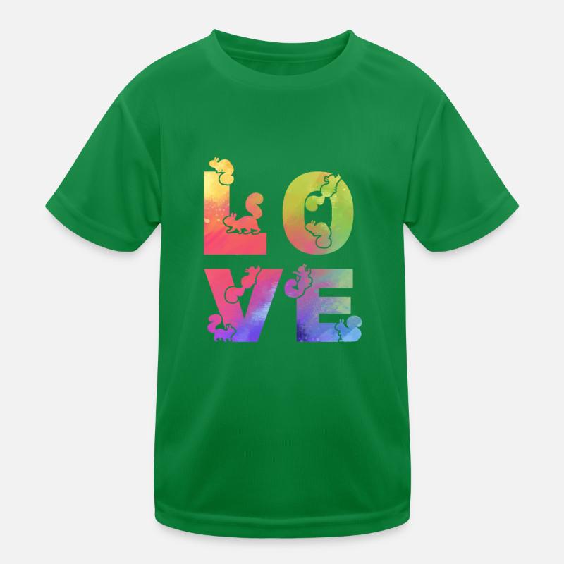 Écureuil Amour Écureuils Mignon Écureuil T-shirt sport Enfant