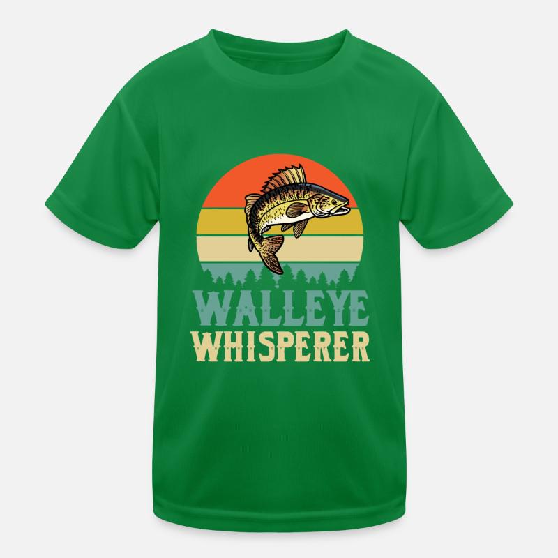 Walleye-flüsterer Kinder Funktions-T-Shirt