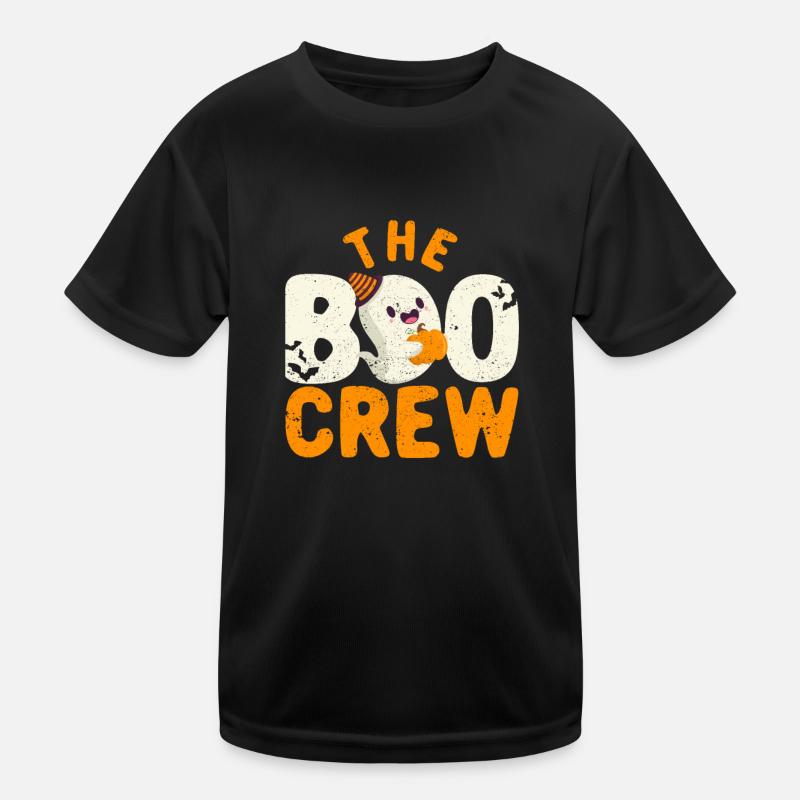 The Boo Crew Passendes Halloween-Pärchen Hexe Kinder Funktions-T-Shirt