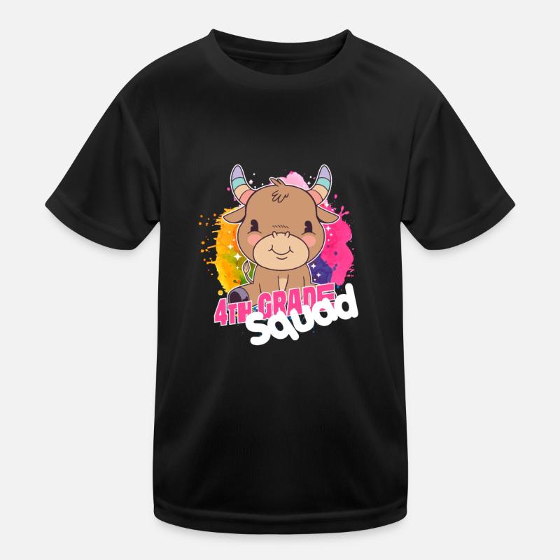 Kader der 4. Klasse, Viertklässler Kinder Funktions-T-Shirt