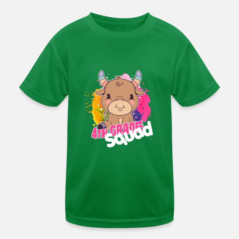 4th Grade Squad, Fourth Grader Kids Functional T-Shirt