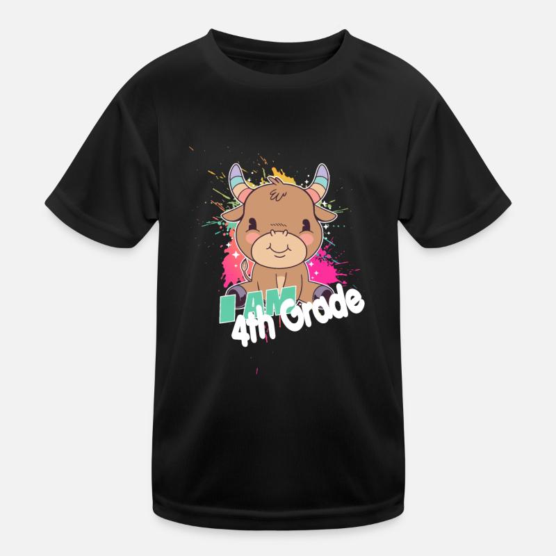 Je suis 4e année, quatrième année T-shirt sport Enfant