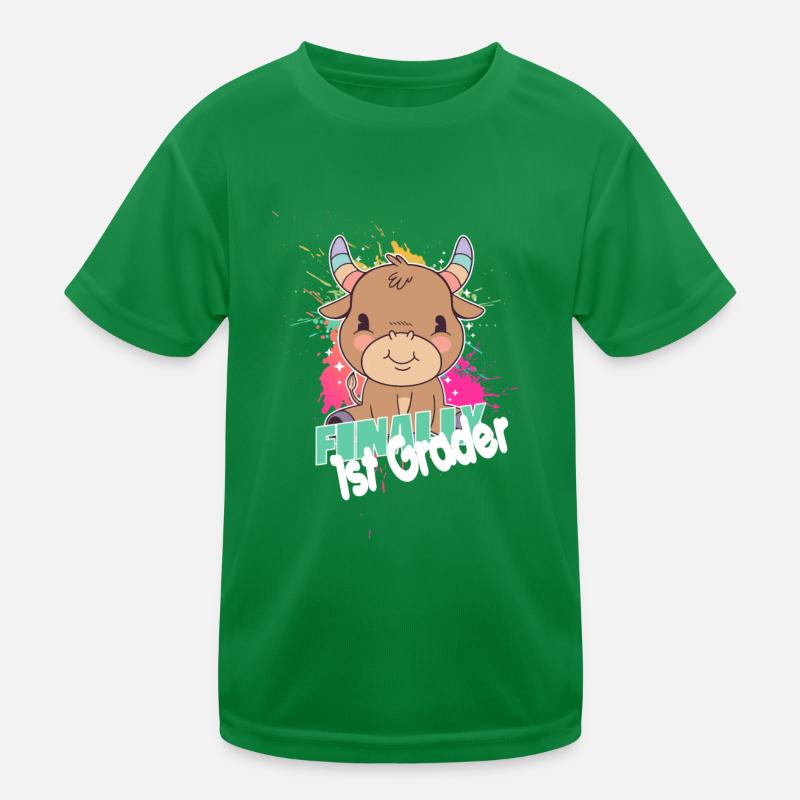 Finally 1st Grade, First Grader Kids Functional T-Shirt