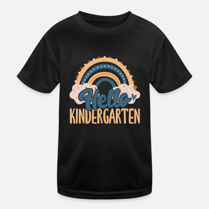 Rainbow Hello Kindergarten Premier jour T-shirt sport Enfant