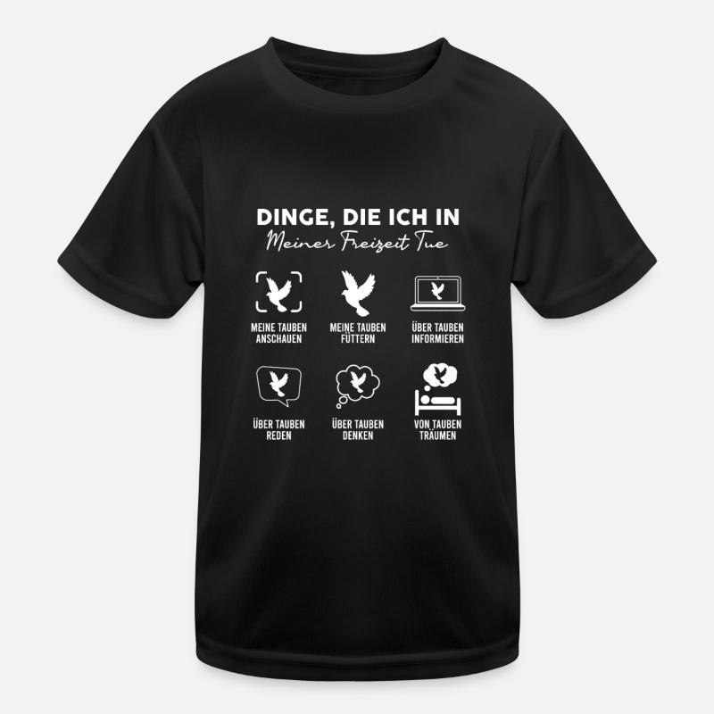 Taubenzüchter Dinge Die Ich In Meiner Freizeit Kinder Funktions-T-Shirt