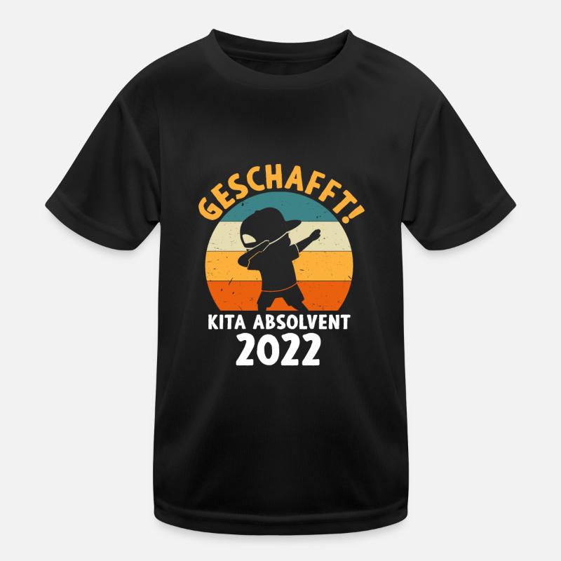 Bye Bye Kita Abgänger 2022 Kita Absolvent 2022 Kinder Funktions-T-Shirt