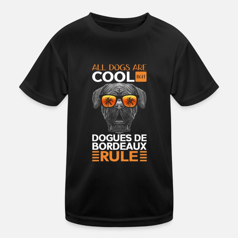 Bordeaux Great Dane Dog Cadeau T-shirt sport Enfant