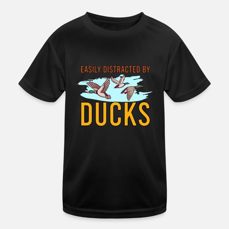 Chasse au canard Chasseur de canards Chasse aux oiseaux T-shirt sport Enfant