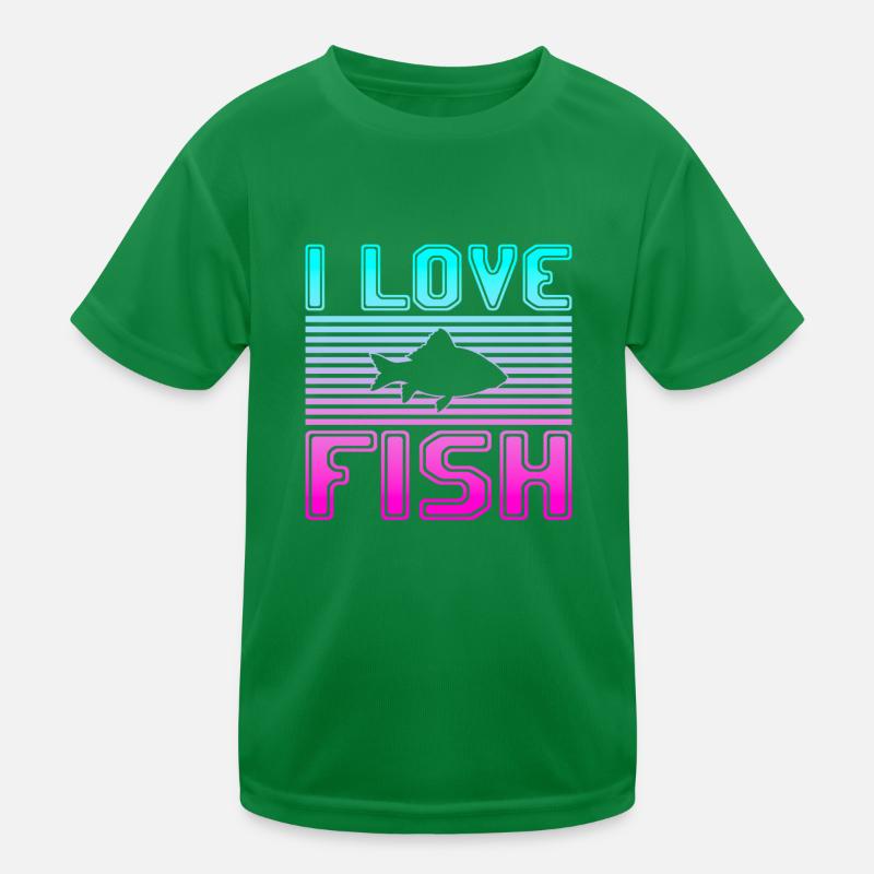 J’adore le poisson T-shirt sport Enfant