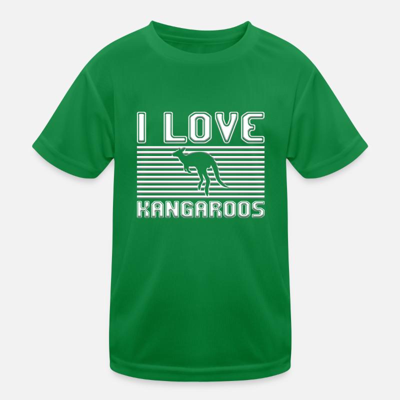 I love kangaroos Kids Functional T-Shirt