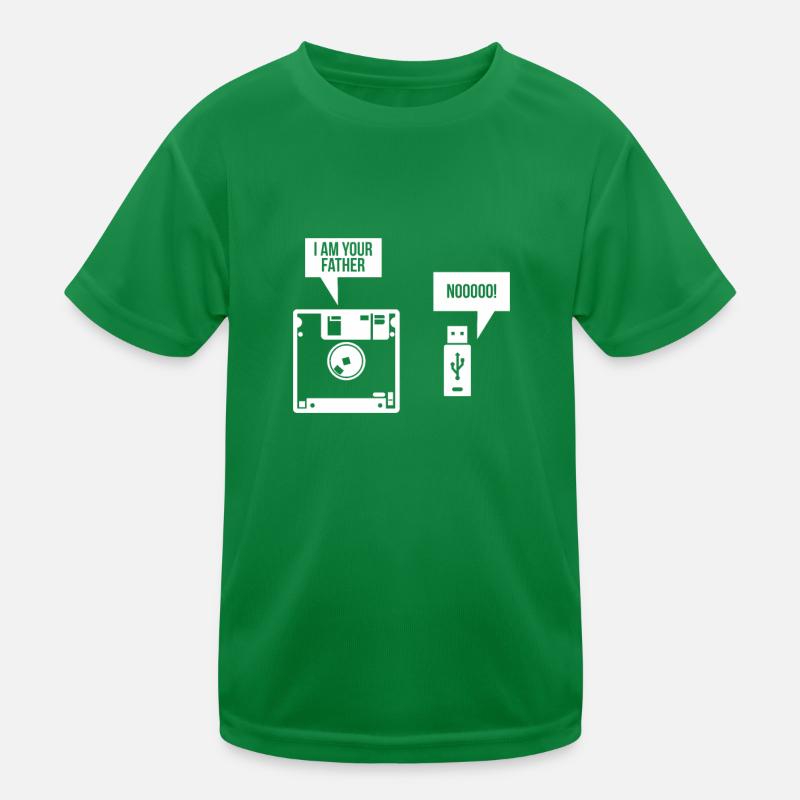 Disque USB Je suis votre père ordinateur nerd T-shirt sport Enfant