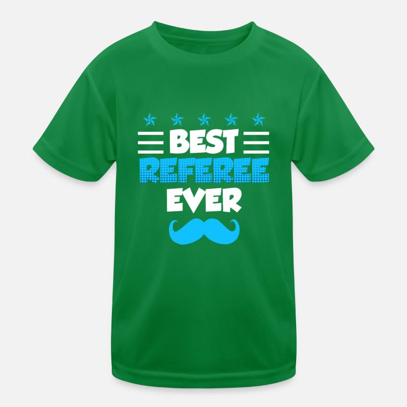 Best Referee Kids Functional T-Shirt