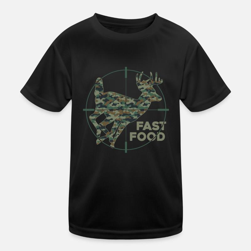 Buck Deer Hunting Hunter Vintage T-shirt sport Enfant