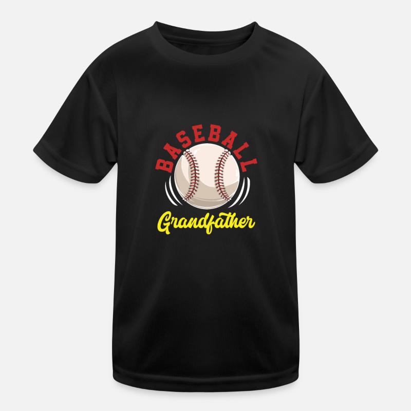 Baseball Großvater Kinder Funktions-T-Shirt