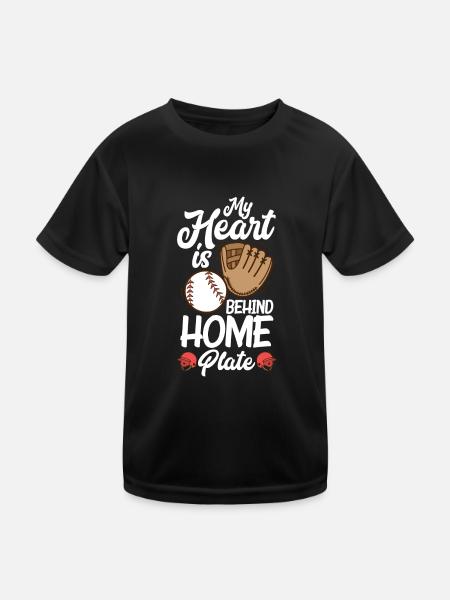 Baseball Maman Fils Amour - T-shirt sport Enfant - noir - Devant