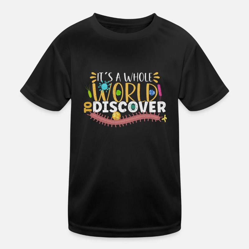 Microbiologist Microbiology Lab Staph Biology Kids Functional T-Shirt