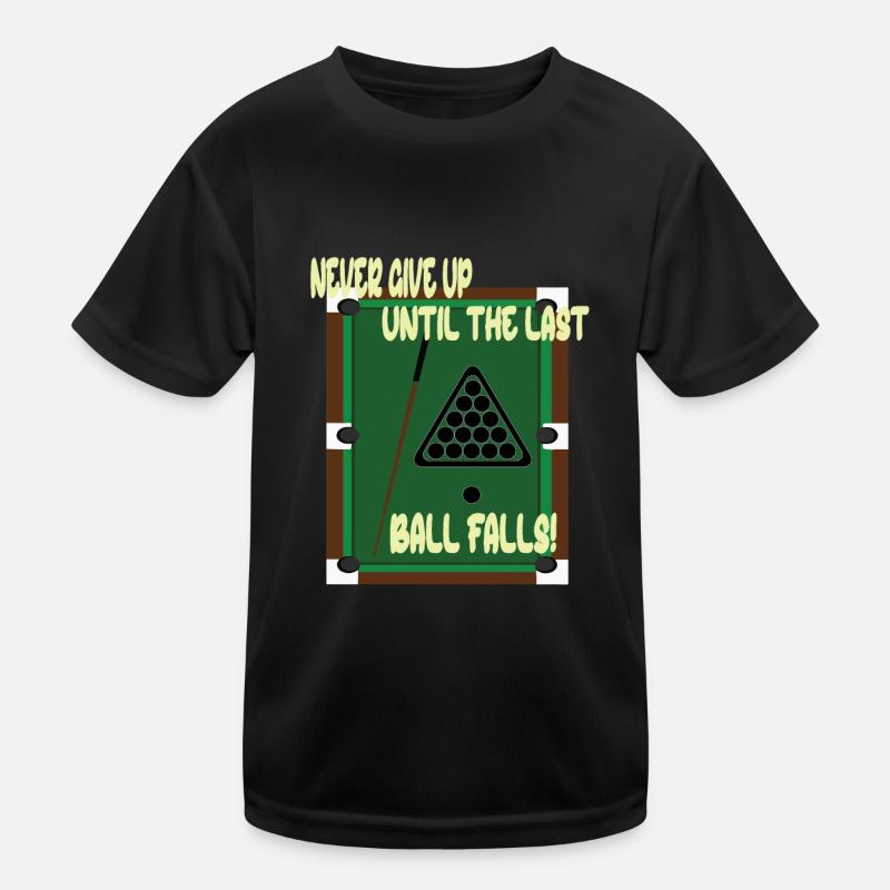 Billiards Billiards Ball Billiard Triangle Kö Kids Functional T-Shirt