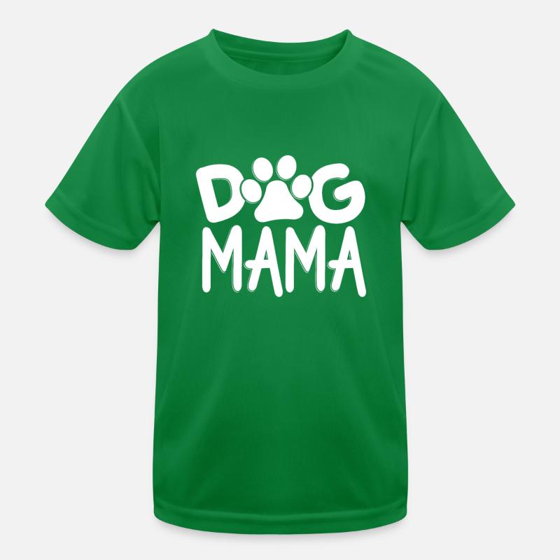 Maman chien T-shirt sport Enfant