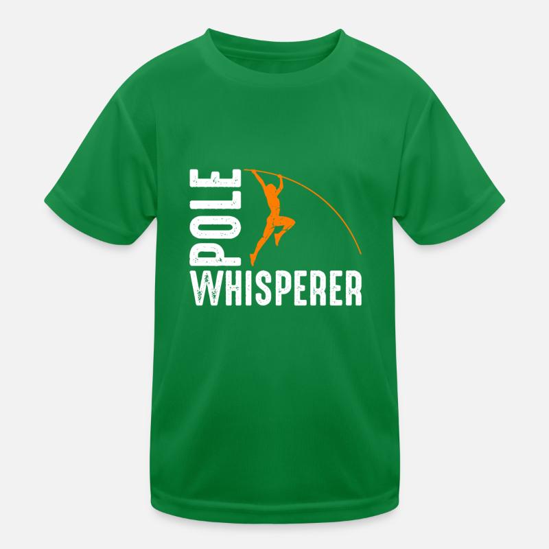 Pole Whisperer Drôle de saut à la perche T-shirt sport Enfant