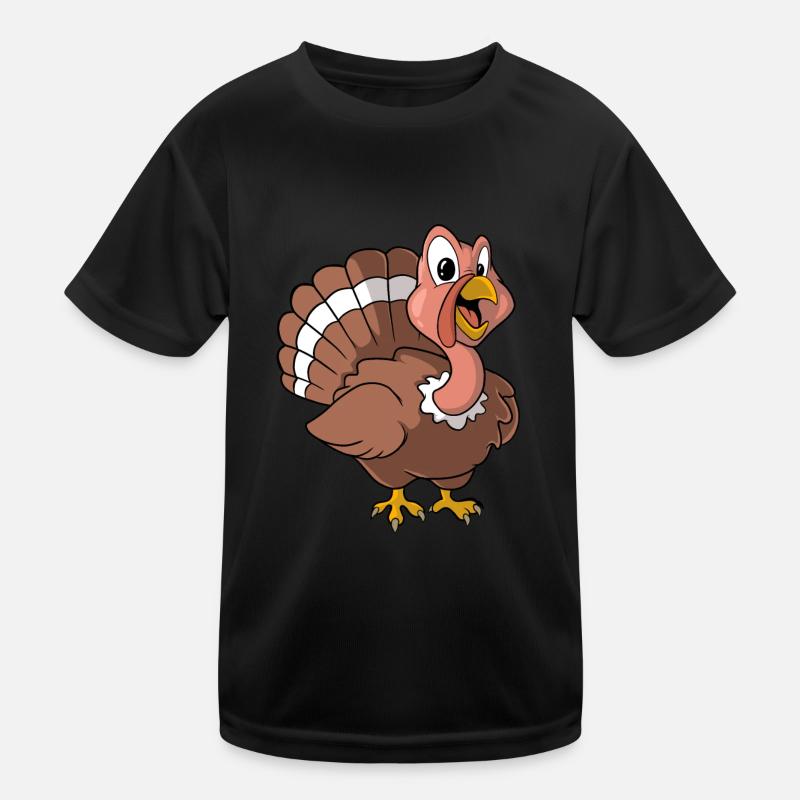 Dinde de Thanksgiving T-shirt sport Enfant