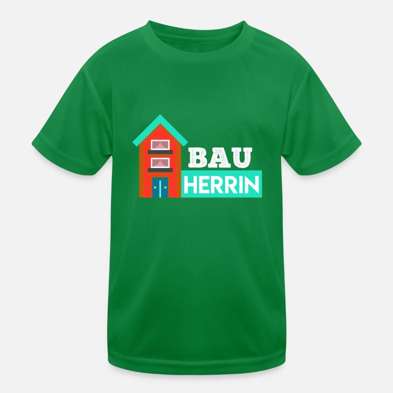 Bauherrin Eigenheim Hausbauer Kinder Funktions-T-Shirt